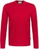 Hakro 278 Long-sleeved shirt Heavy - Red - M Top Merken Winkel
